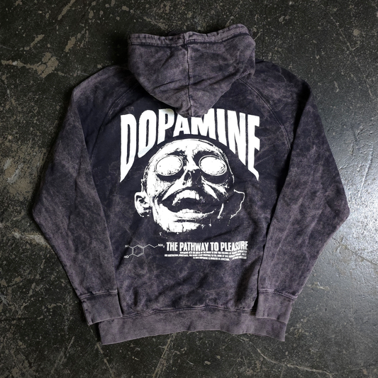Felpa con cappuccio Dopamine Vintage Black