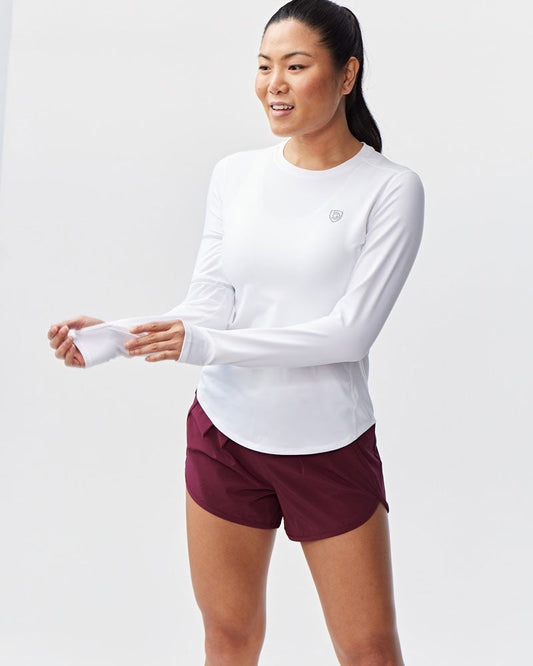 Foudy Top a Maniche Lunghe da Allenamento da Donna