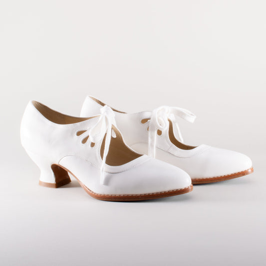 Scarpe Gibson in pelle Edwardian (Avorio Tenue)