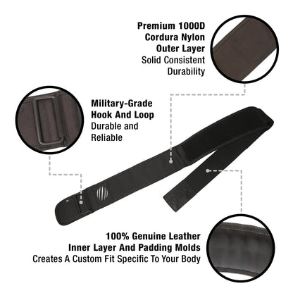 Cintura da sollevamento pesi in pelle premium Bear KompleX "APEX"