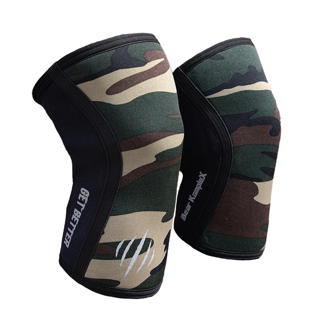 Bear KompleX Ginocchiere a Compressione - Camo