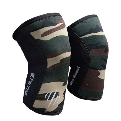 Bear KompleX Ginocchiere a Compressione - Camo