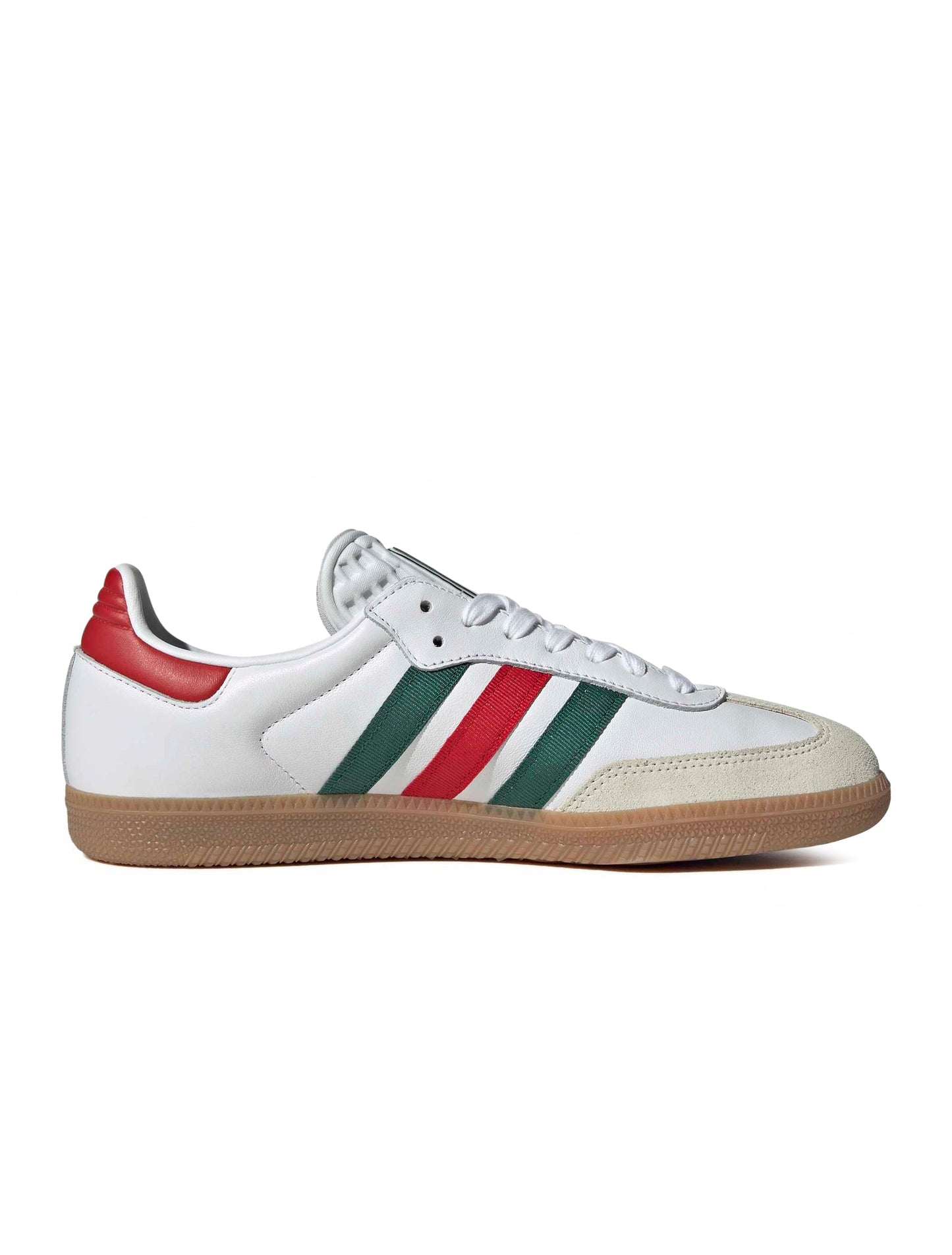Adidas Samba OG da uomo - Bianco/Scarlatto/Verde Scuro
