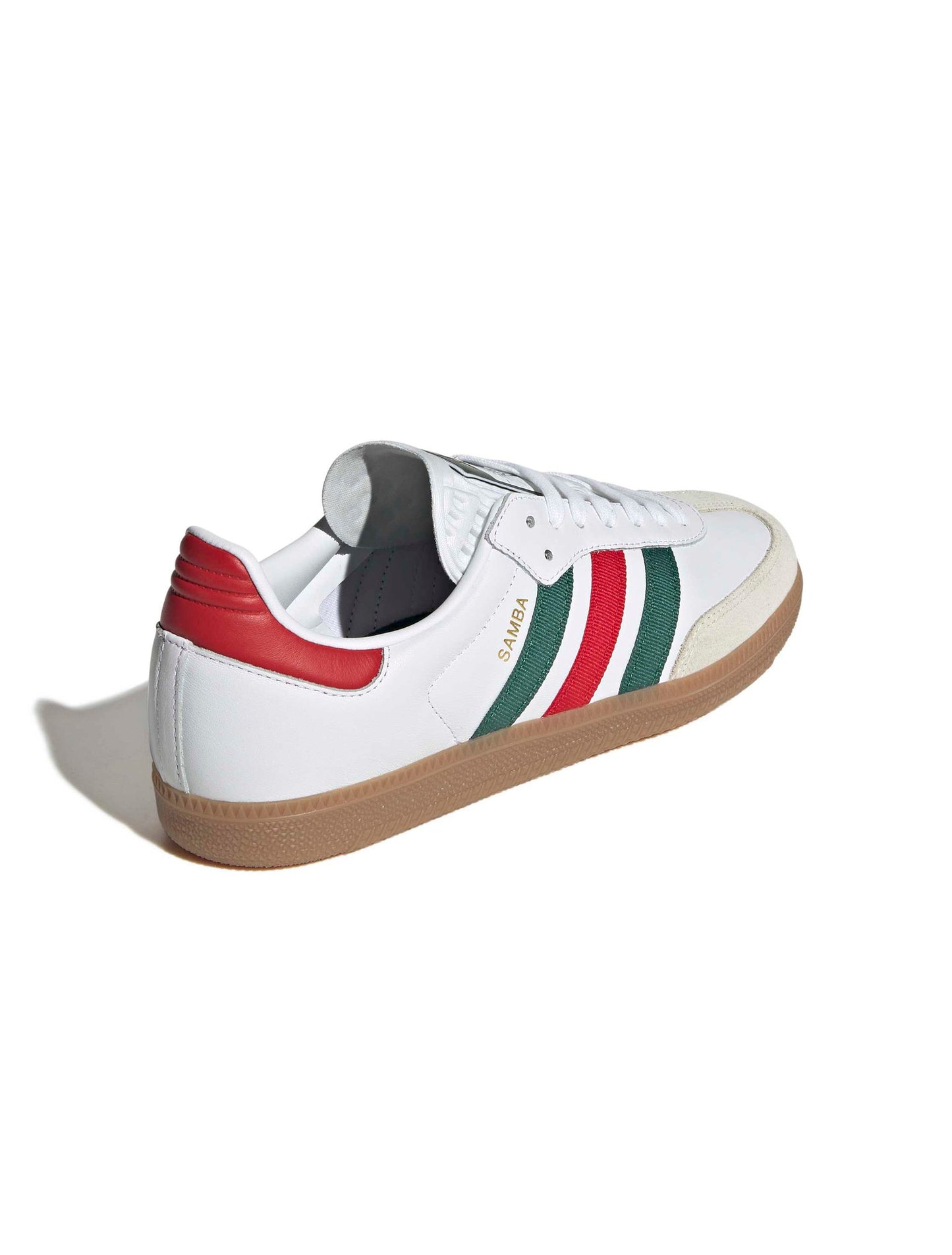 Adidas Samba OG da uomo - Bianco/Scarlatto/Verde Scuro