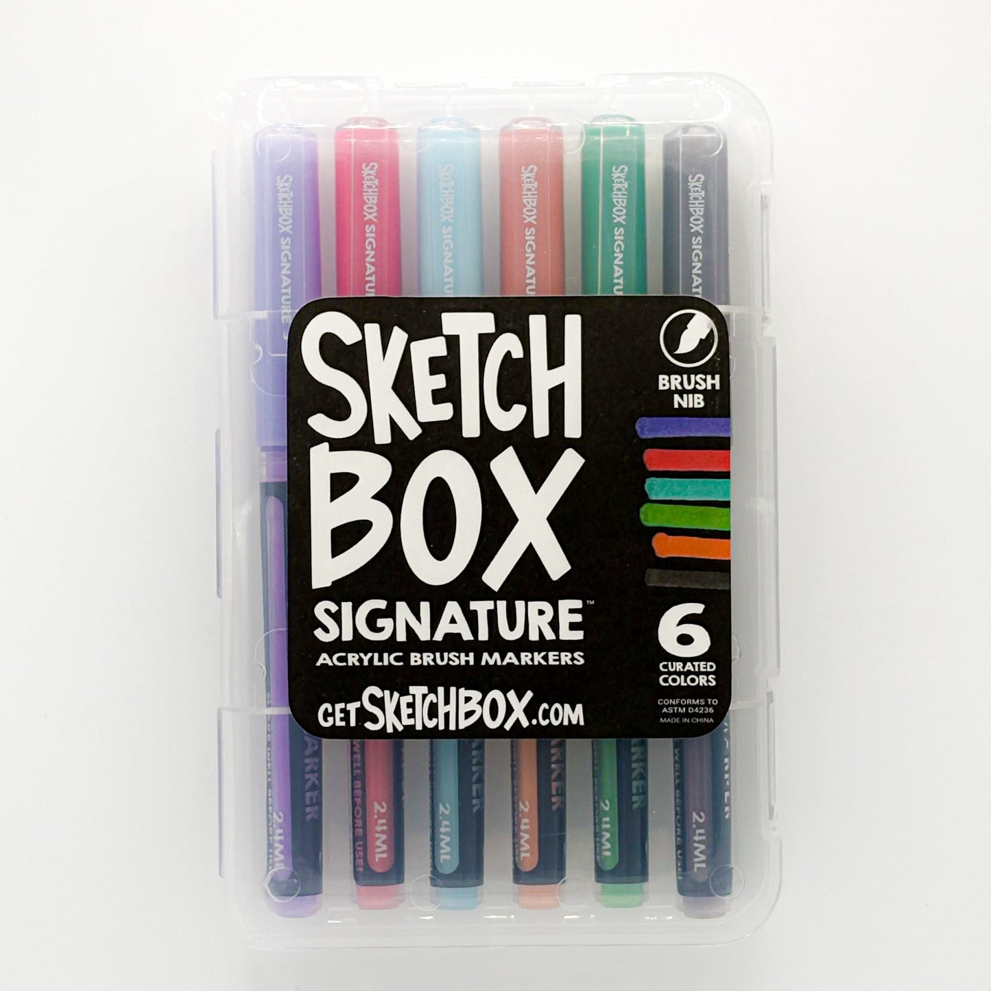 Set di 6 Pennarelli SketchBox Signature