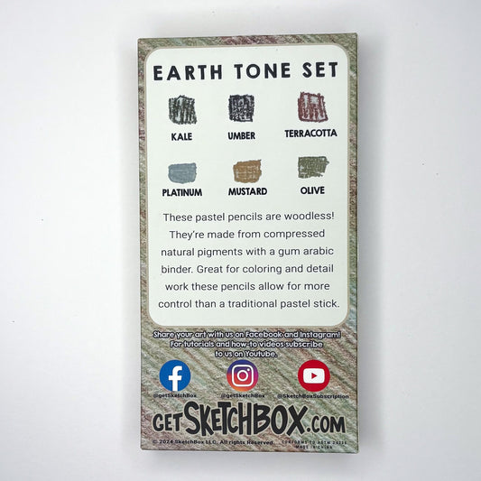 SketchBox Signature Woodless Pastel Pencil 6 Set