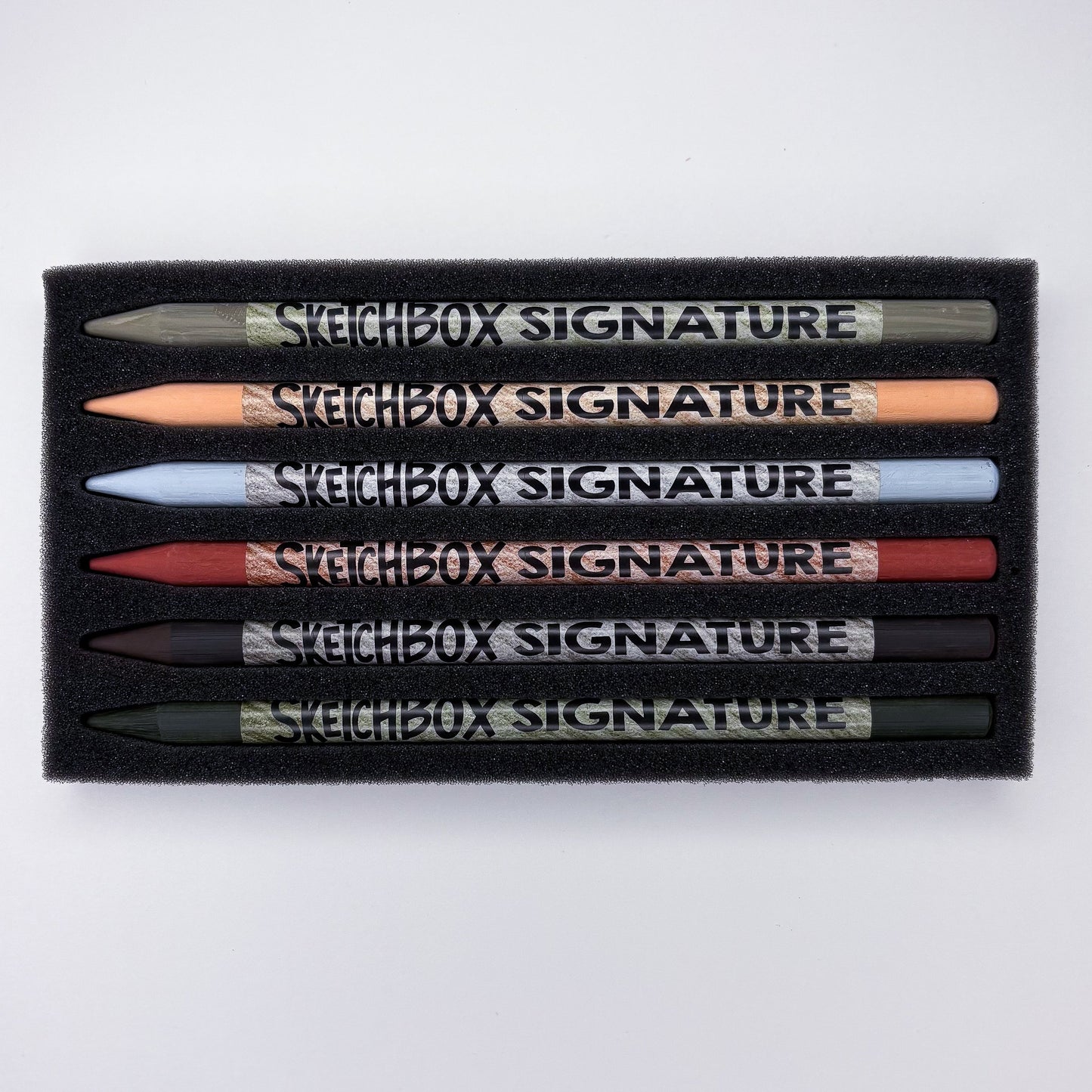 SketchBox Signature Woodless Pastel Pencil 6 Set