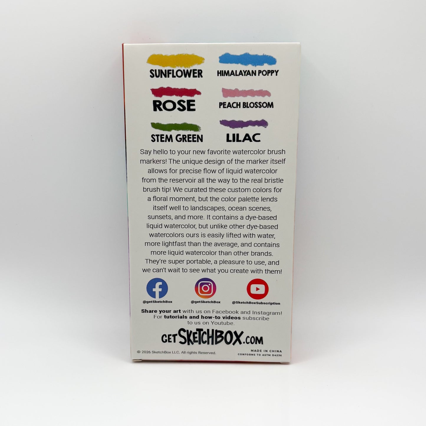 SketchBox Signature Watercolor Brush Marker Sets