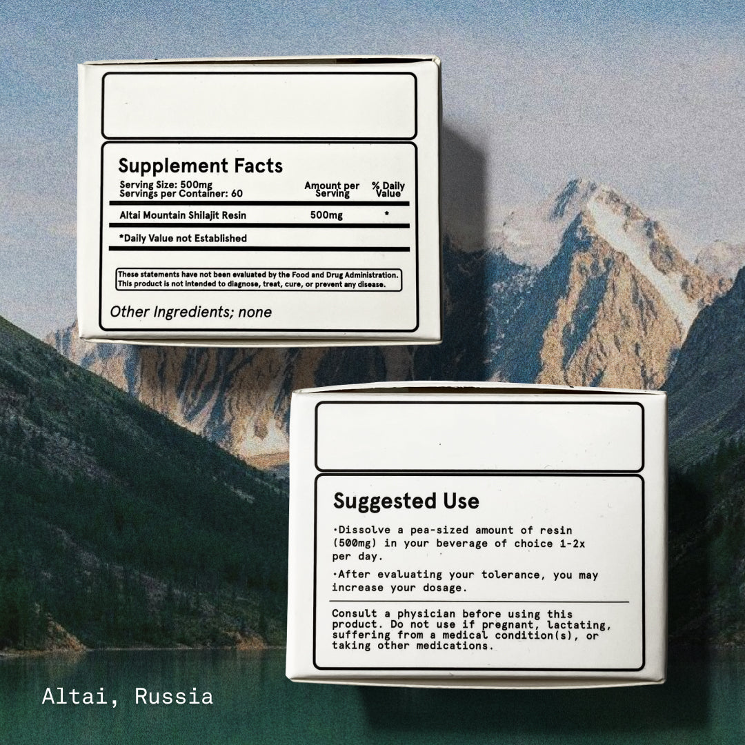 Shilajit Resina