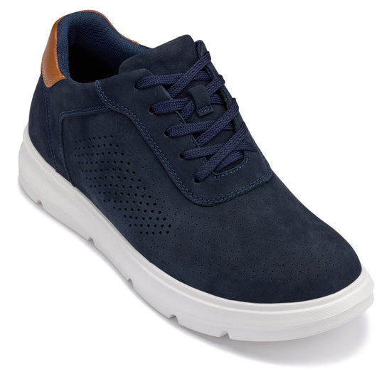 CALTO - J1582 - 6,6 cm più alto (blu scuro) - Scarpe da passeggio leggere e casual