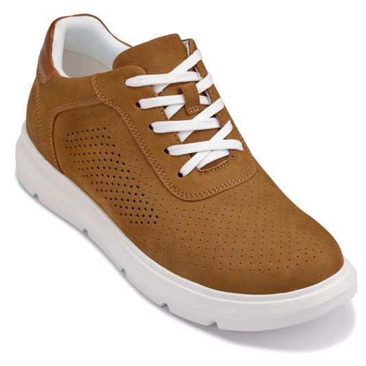 CALTO - J1583 - 6,6 cm più alto (Marrone) - Scarpe casual leggere da passeggio