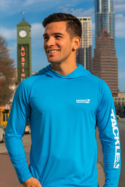 Sweat à capuche de pêche anti-UV à manches longues Seamount pour homme (S-2X)