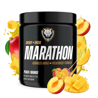 Polvere pre-allenamento per la maratona — Integratore per resistenza ed energia | 6AM Run