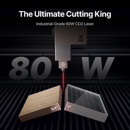xTool P3 80W - Taglierina Laser CO2 di punta con automazione intelligente