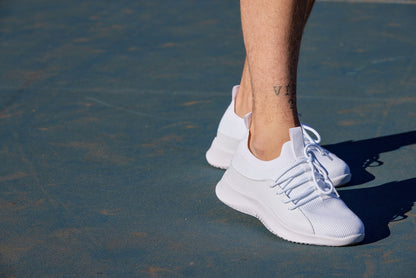 CALTO - Q131 - 6 cm più alto (bianco sporco/suola bianca) - Sneakers ultraleggere