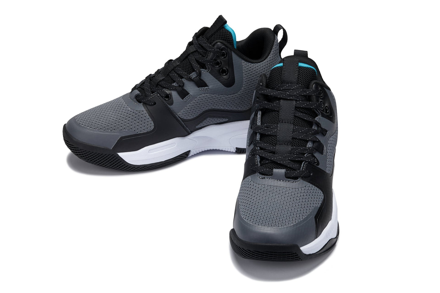 CALTO - Q392 - 3 Pollici Più Alto (Grigio/Arancione) - Scarpe da Ginnastica Alte da Basket