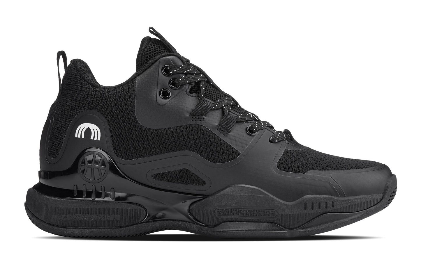 CALTO - Q393 - 3 Inches Taller (Black) - Basketball High-Top Sneakers