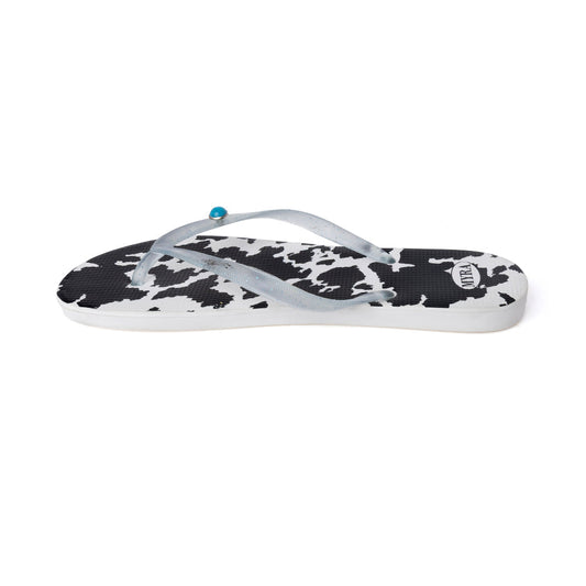 Ciabatte Myra Shadow Ranch in pelle di vacchetta Stormhorn Black