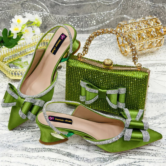 Completo Scarpe e Borsa Donna Italiane Ultime Collezioni ED113