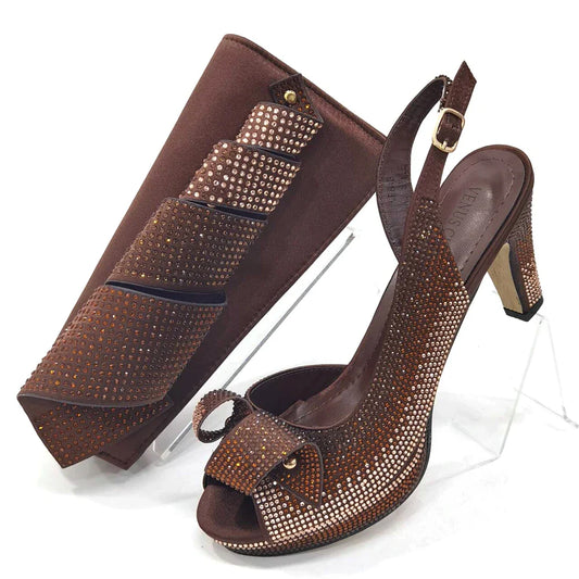 Ultimi set di scarpe e borse africane italiane ED117