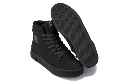 CALTO - S3421 - 6 CM Più Alto (Nero) - Stivali Sneaker Alti con Zip e Puntale Rinforzato