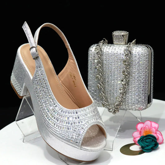 MODA Scarpe e Borse Donna Set Abbinato HAS1-2