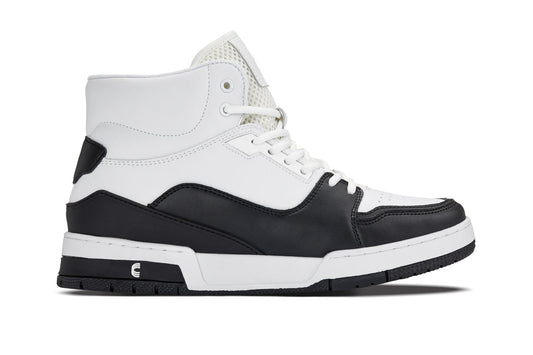 CALTO - S4752 - 7,5 cm in più (Bianco/Nero) - Sneakers alte