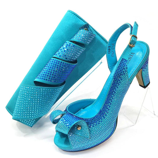 Ultimi set di scarpe e borse africane italiane ED117