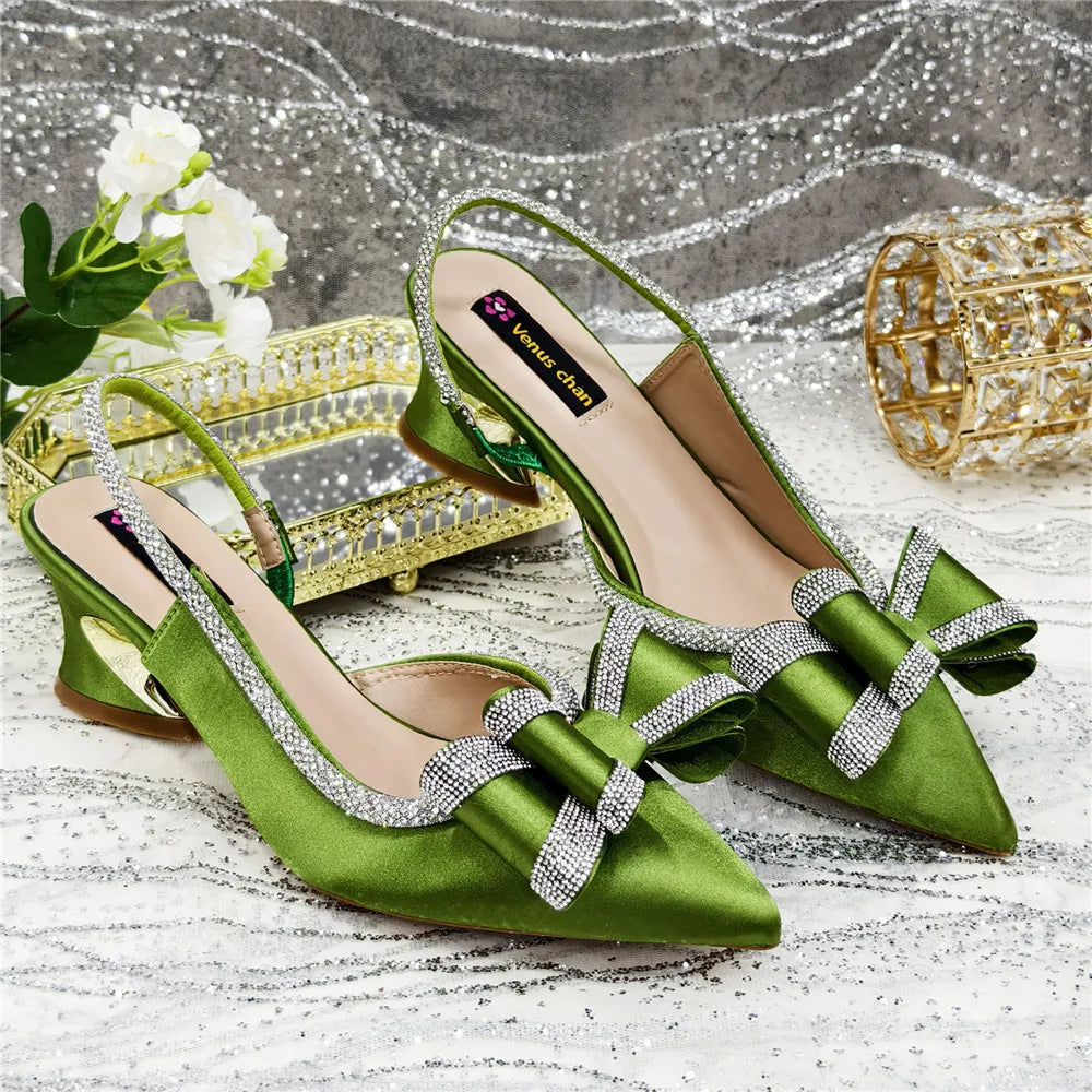 Latest Italian African Design Shoes and Bags Set ED111