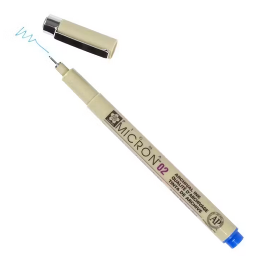 Sakura Pigma Micron Pen Blu 02 (0,3 mm)