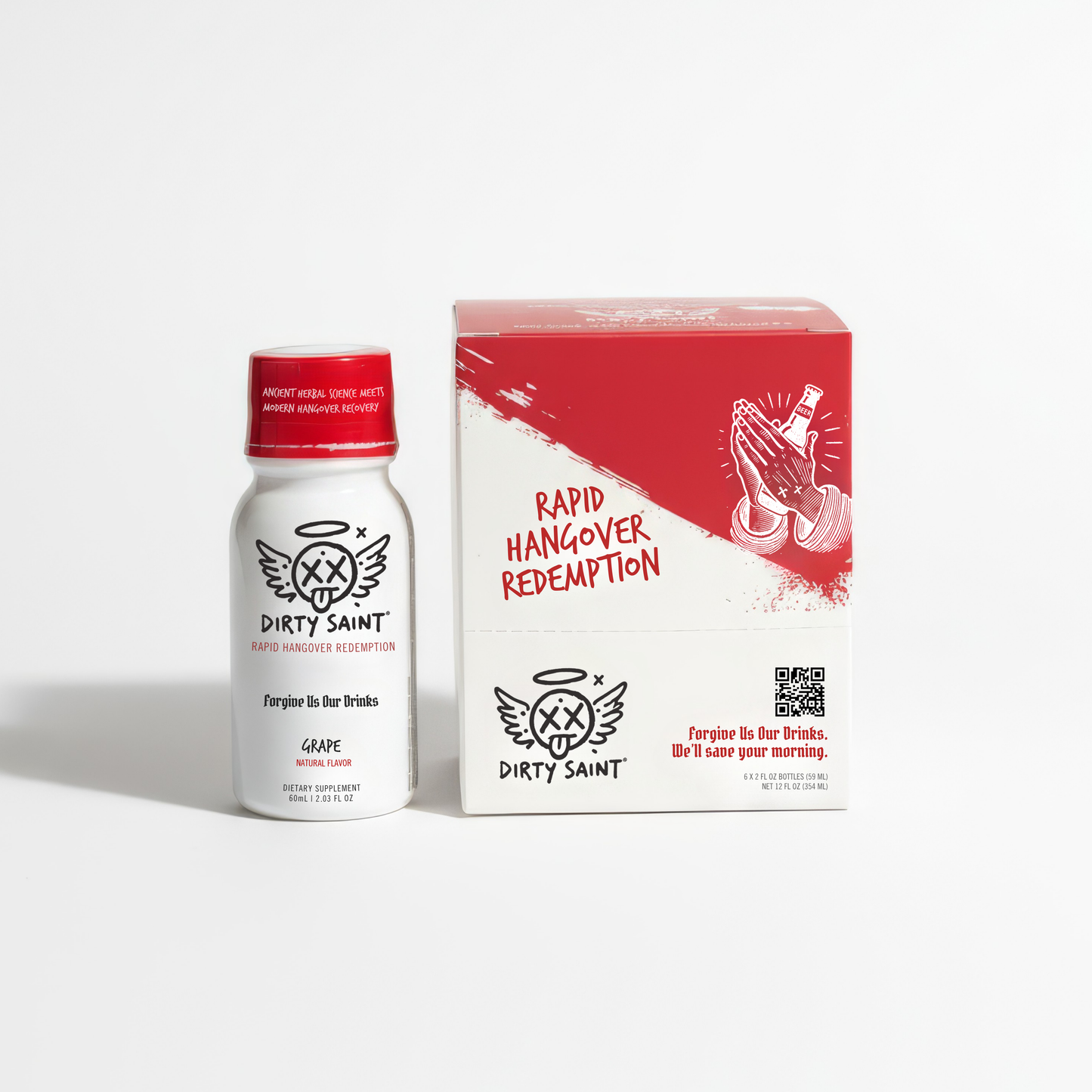 Boisson rapide de récupération après la gueule de bois, saveur raisin naturel