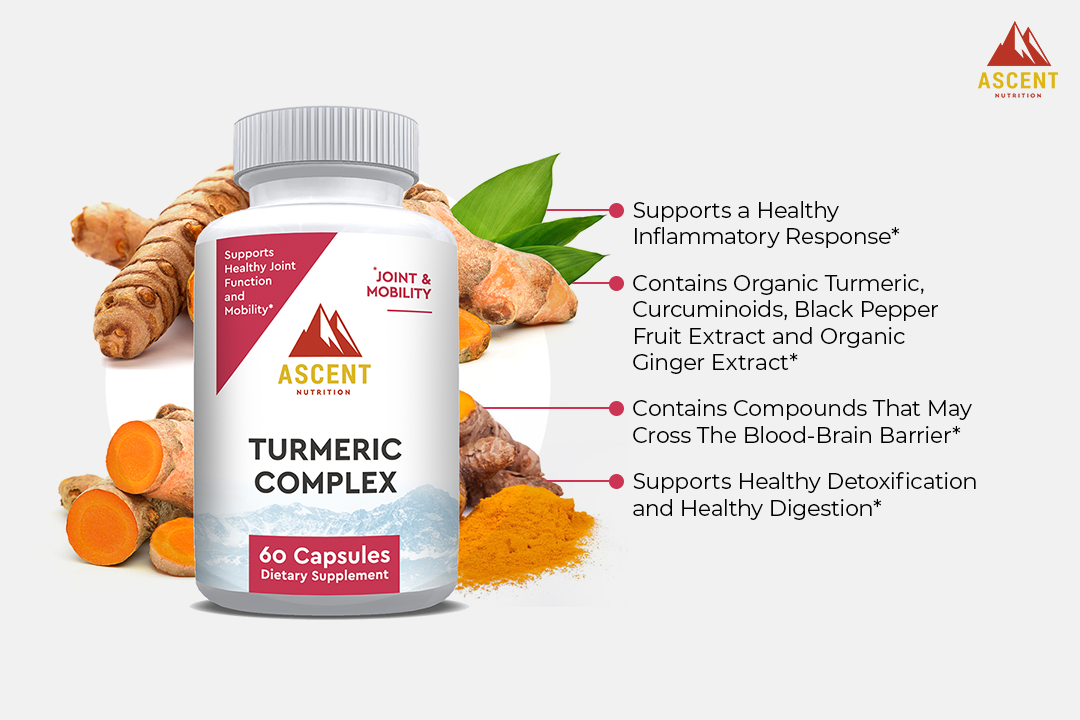 Complesso di Curcuma Biologica, 60 Capsule, 500 mg