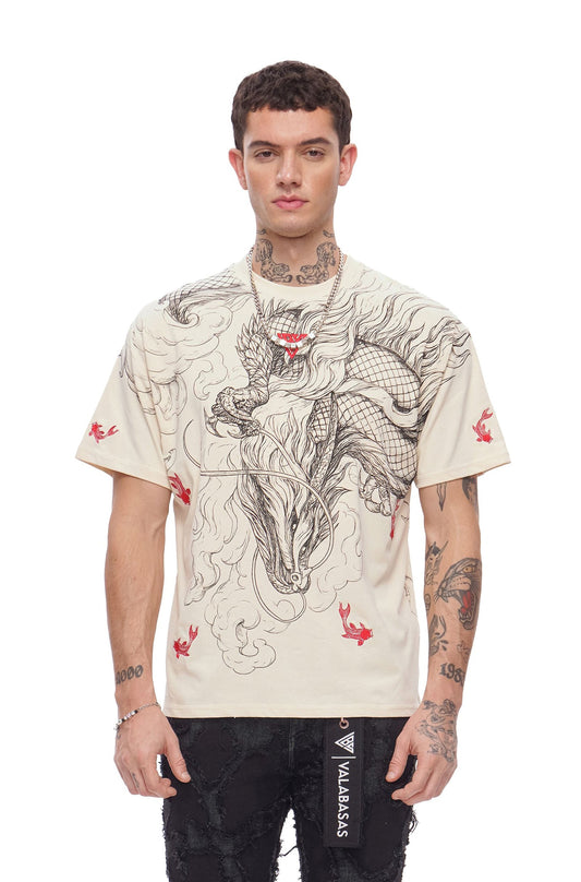 T-shirt Mythic Flow Valabasas - Beige