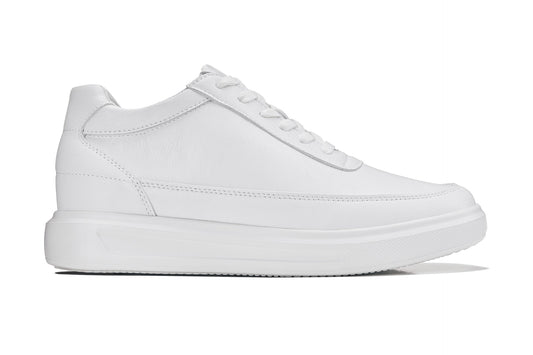 CALTO - X1647 - 7 CM Più Alto (Bianche) - Scarpe da ginnastica leggere