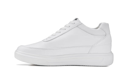 CALTO - X1647 - 7 CM Più Alto (Bianche) - Scarpe da ginnastica leggere