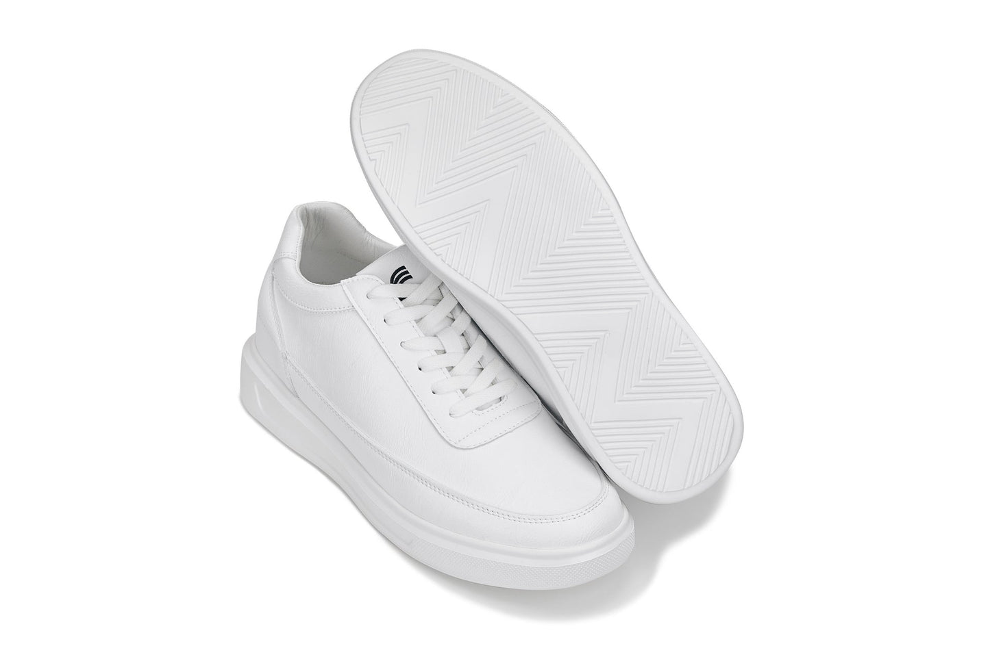 CALTO - X1647 - 7 CM Più Alto (Bianche) - Scarpe da ginnastica leggere