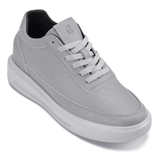 CALTO - X1648 - 2.8 Pollici Più Alto (Grigio Peltro) - Scarpe da Ginnastica Leggere