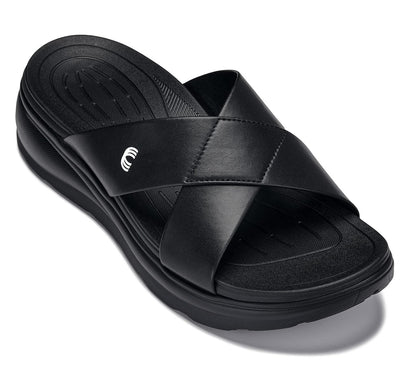 CALTO - X1652 - Aumento di 5 cm (Nero/Nero Opaco)
