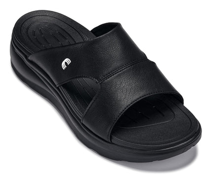 CALTO - X1655 - Aumento di 5 cm (Nero/Nero granuloso)