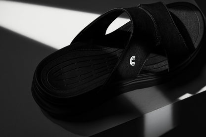 CALTO - X1655 - Aumento di 5 cm (Nero/Nero granuloso)
