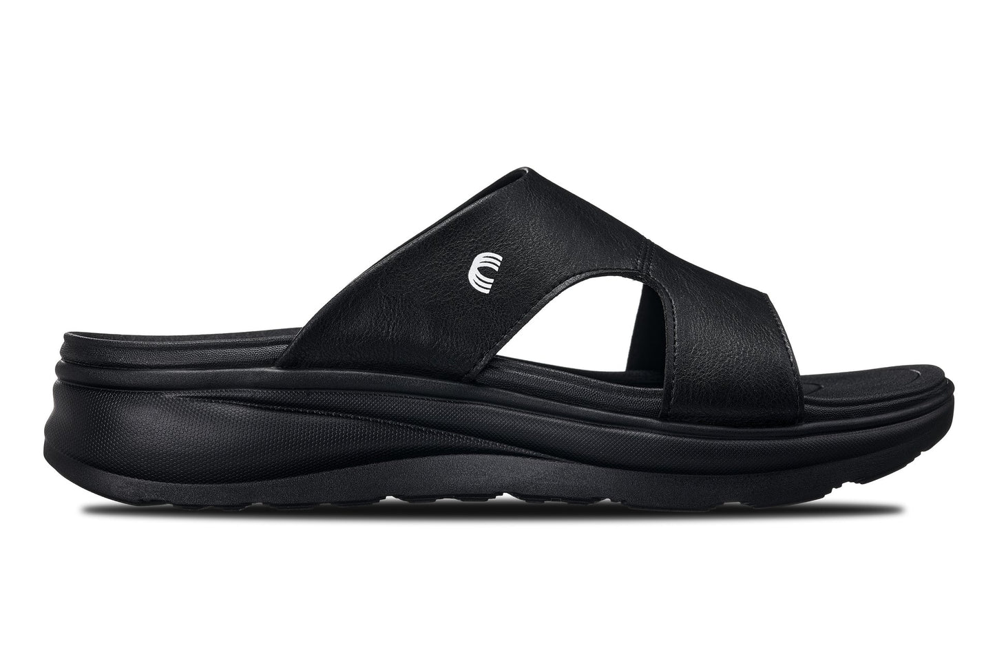 CALTO - X1655 - Aumento di 5 cm (Nero/Nero granuloso)