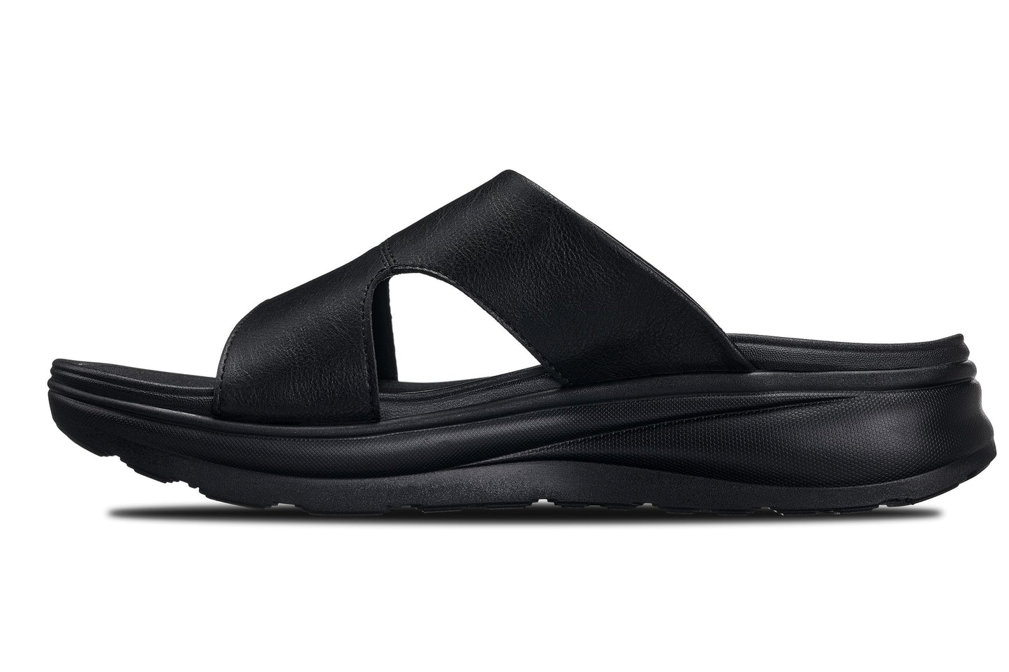 CALTO - X1655 - Aumento di 5 cm (Nero/Nero granuloso)