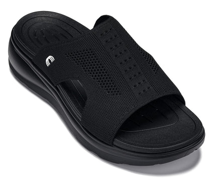 CALTO - X1657 - 5 CM Più Alto (Nero/Nero Lavorato a Maglia)