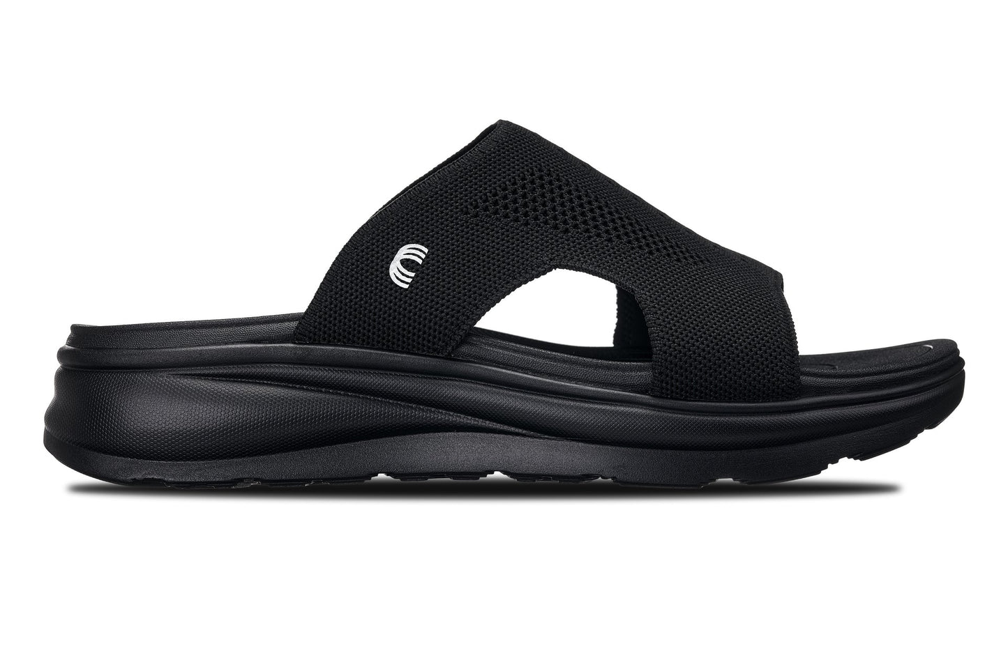 CALTO - X1657 - 5 CM Più Alto (Nero/Nero Lavorato a Maglia)