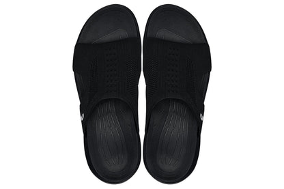 CALTO - X1657 - 5 CM Più Alto (Nero/Nero Lavorato a Maglia)