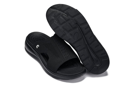CALTO - X1657 - 5 CM Più Alto (Nero/Nero Lavorato a Maglia)