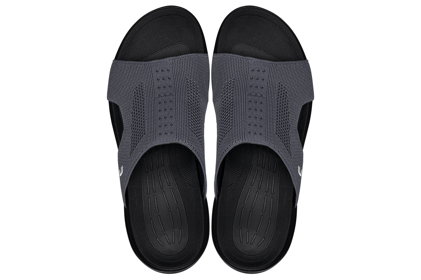 CALTO - X1658 - Aumento 5 cm (Nero/Grigio Scuro Lavorato a Maglia)