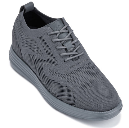 CALTO - X2641 - 7,1 cm più alto (suola Iron/Dark Grey) - Scarpa casual stringata - Leggera