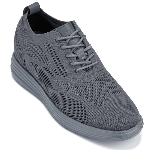 CALTO - X2641 - 7,1 cm più alto (suola Iron/Dark Grey) - Scarpa casual stringata - Leggera