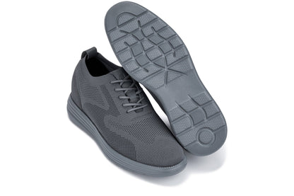 CALTO - X2641 - 7,1 cm più alto (suola Iron/Dark Grey) - Scarpa casual stringata - Leggera